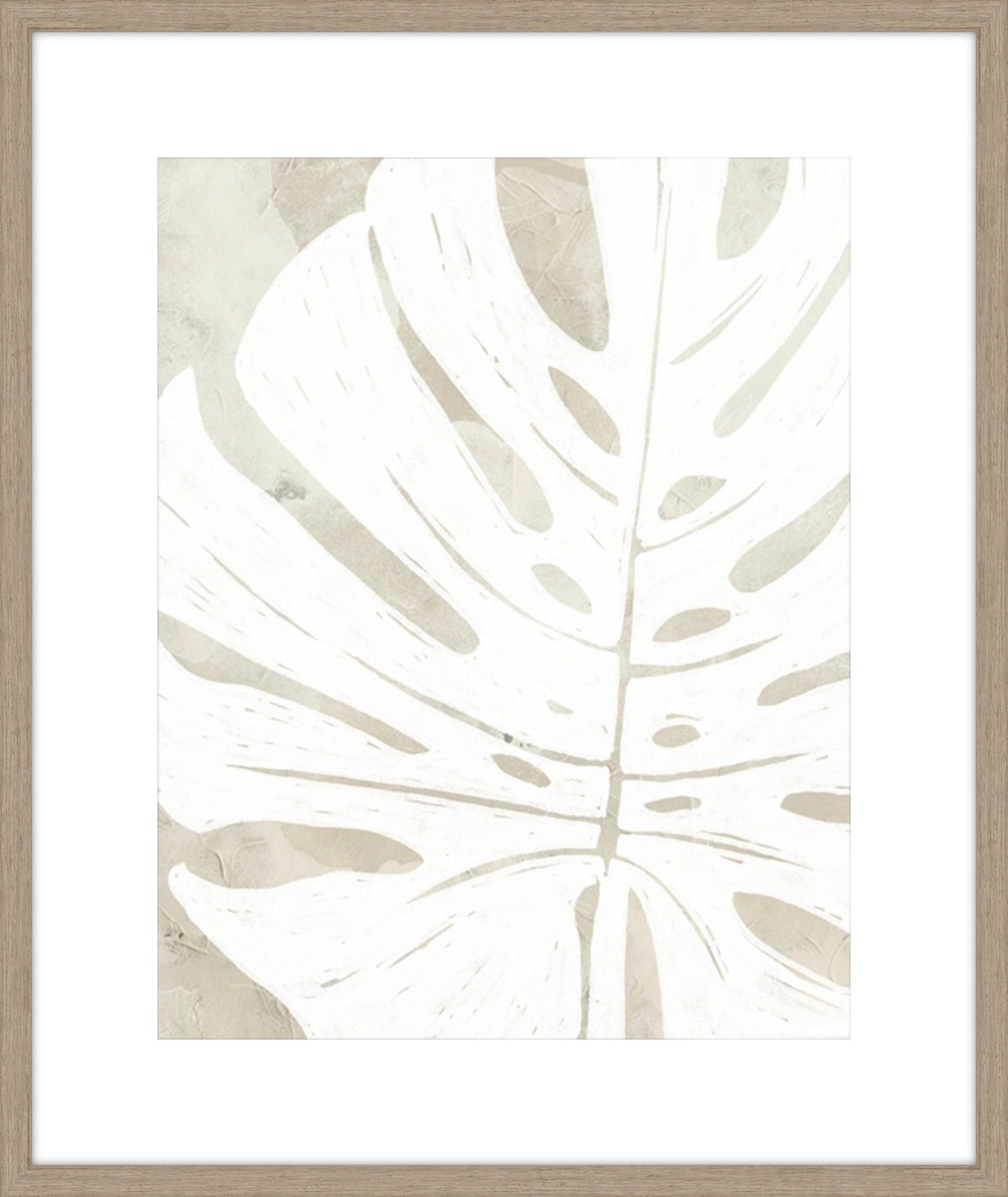 Linen Tropical Silhouette I