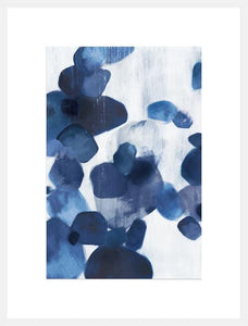 Shadow Pebbles I Indigo