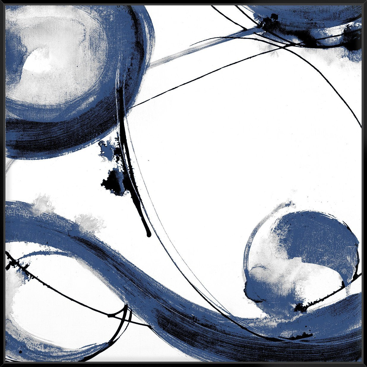 Blue Calligraphy I