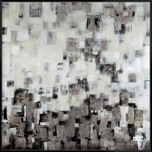 City Nights Silver 103X103Cm / Black