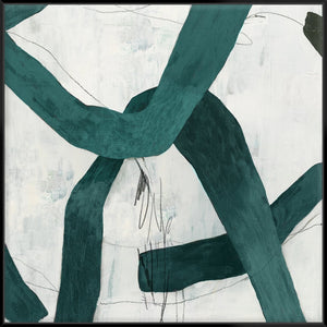 Green Bow Ii 103X103Cm / Black