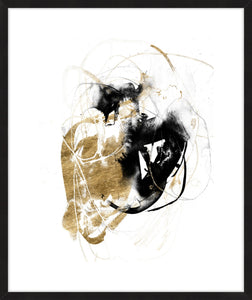 Black & Gold Splash III