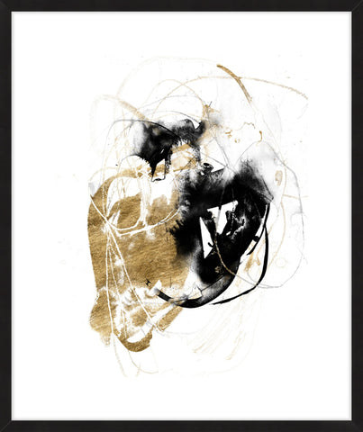 Black & Gold Splash III