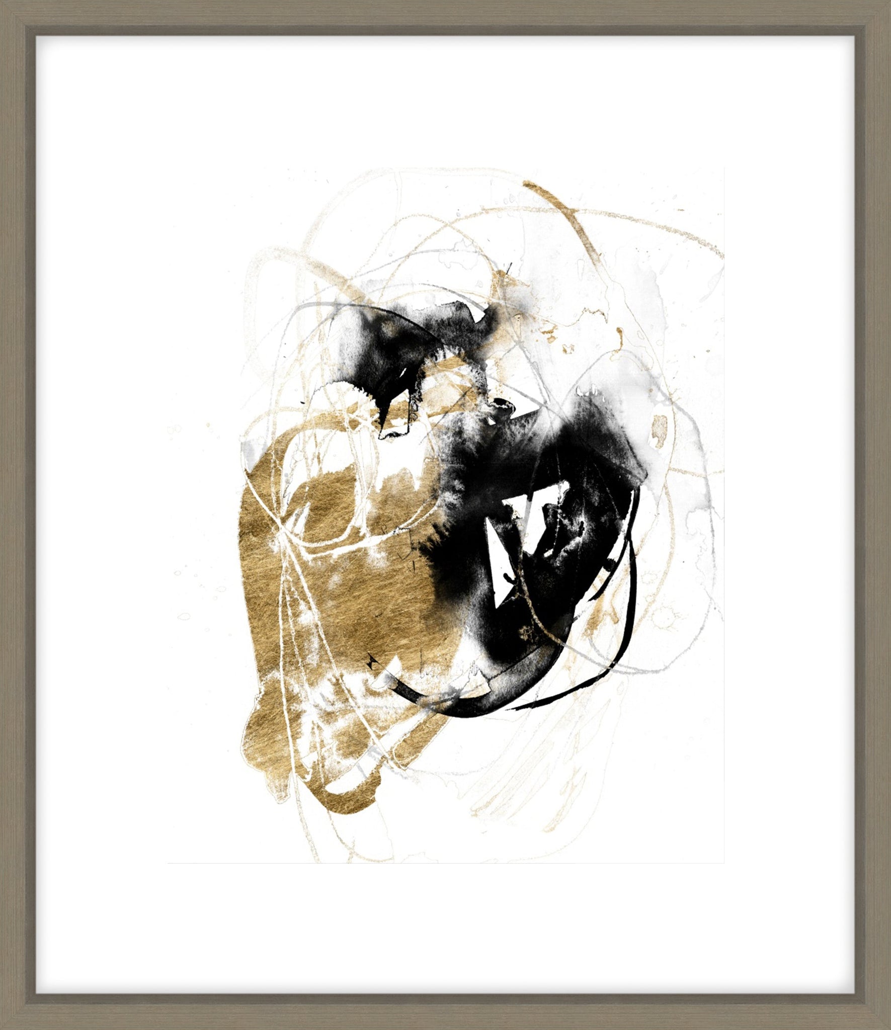 Black & Gold Splash III