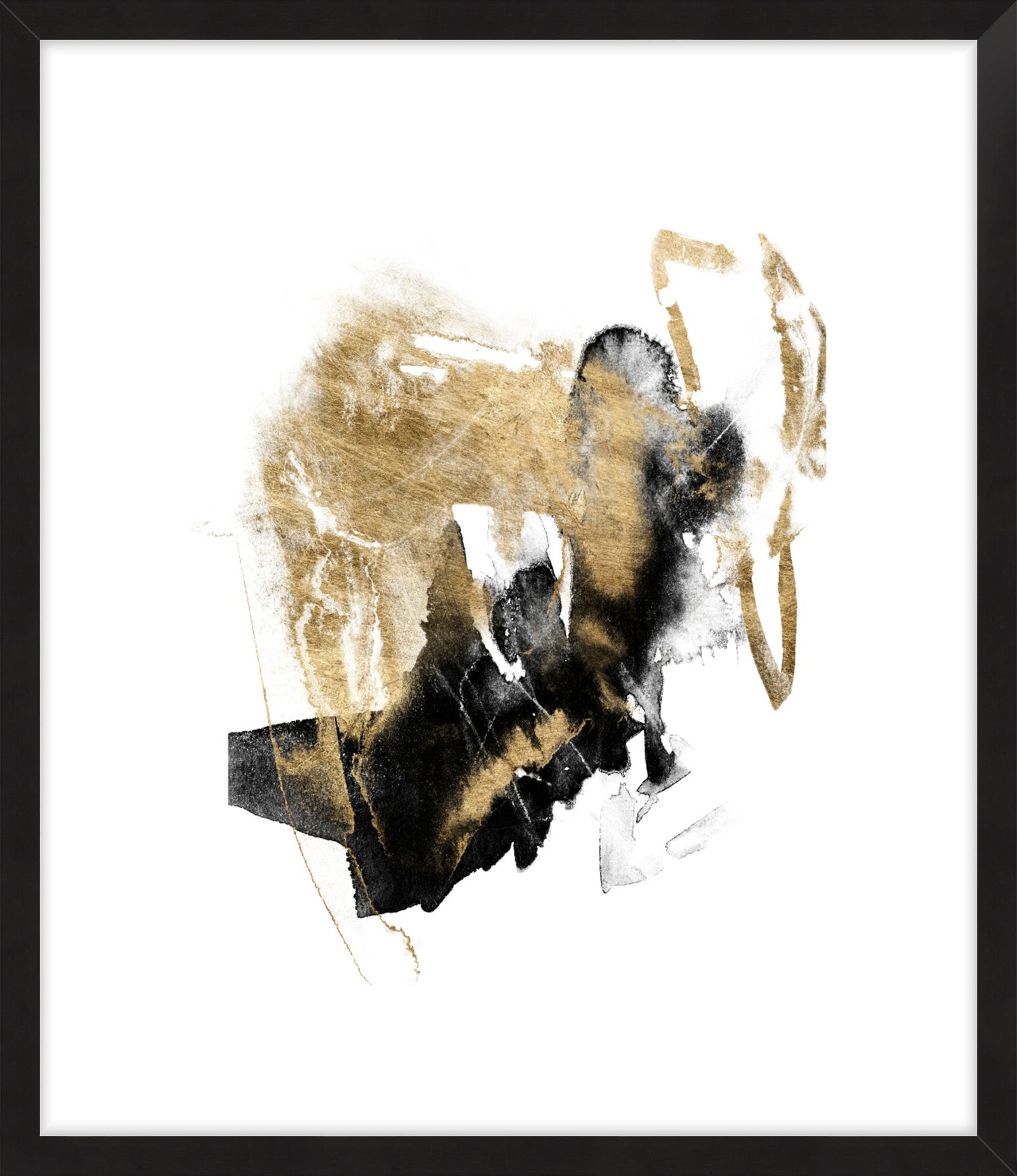 Black & Gold Splash I