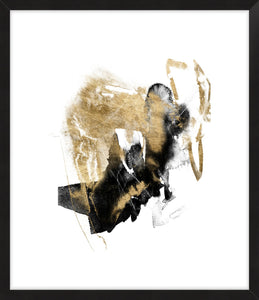 Black & Gold Splash I