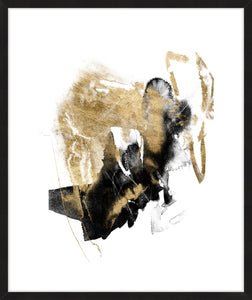 Black & Gold Splash I