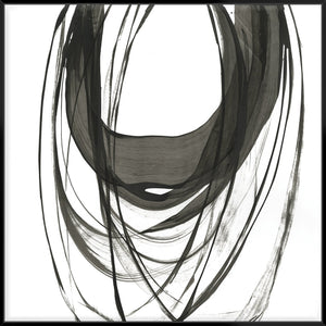 Black Streaks Ii 103X103Cm /