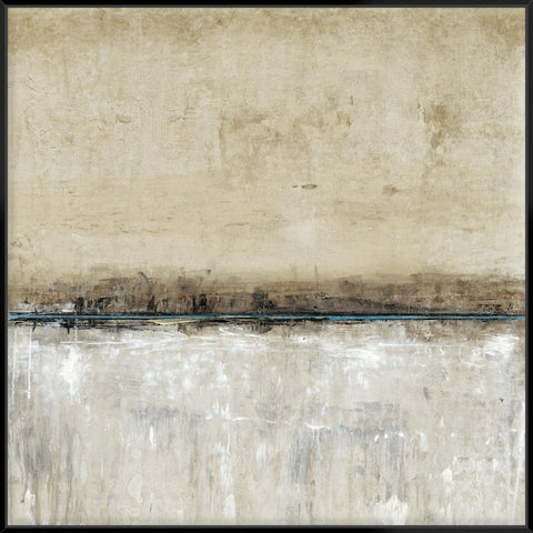 Blue Line Ii 103X103Cm / Black