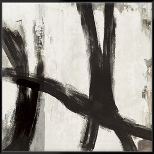 Brush Ii 103X103Cm / Black