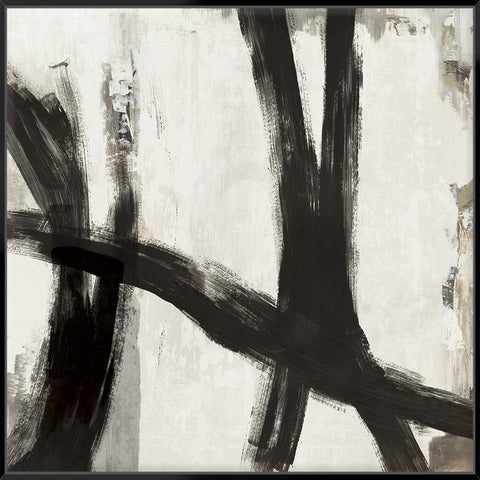 Brush Ii 103X103Cm / Black