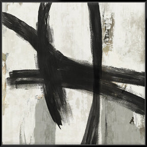 Brush I 103X103Cm / Black