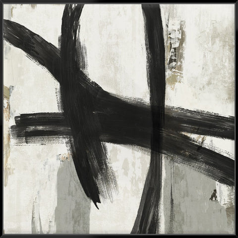 Brush I 103X103Cm / Black