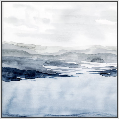 Faded Horizon I 103X103Cm / White