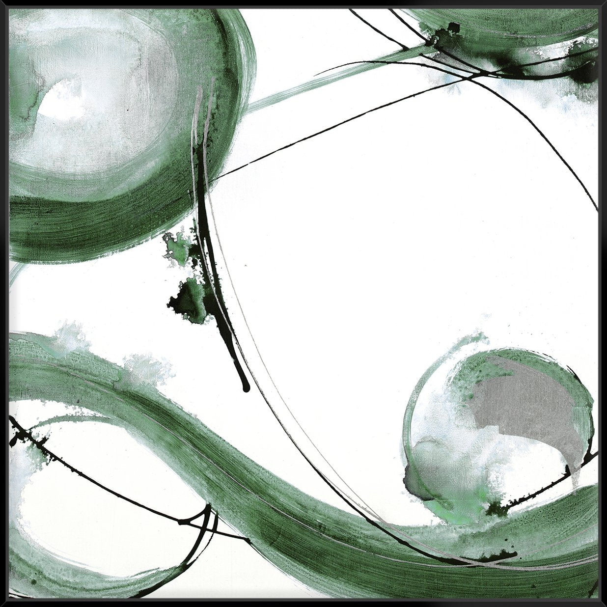 Green Caligraphy I