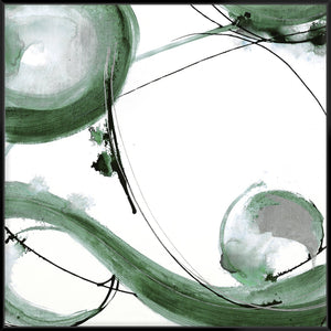 Green Caligraphy I
