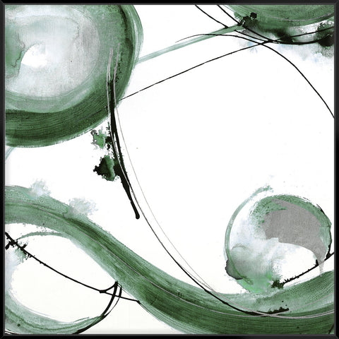 Green Caligraphy I