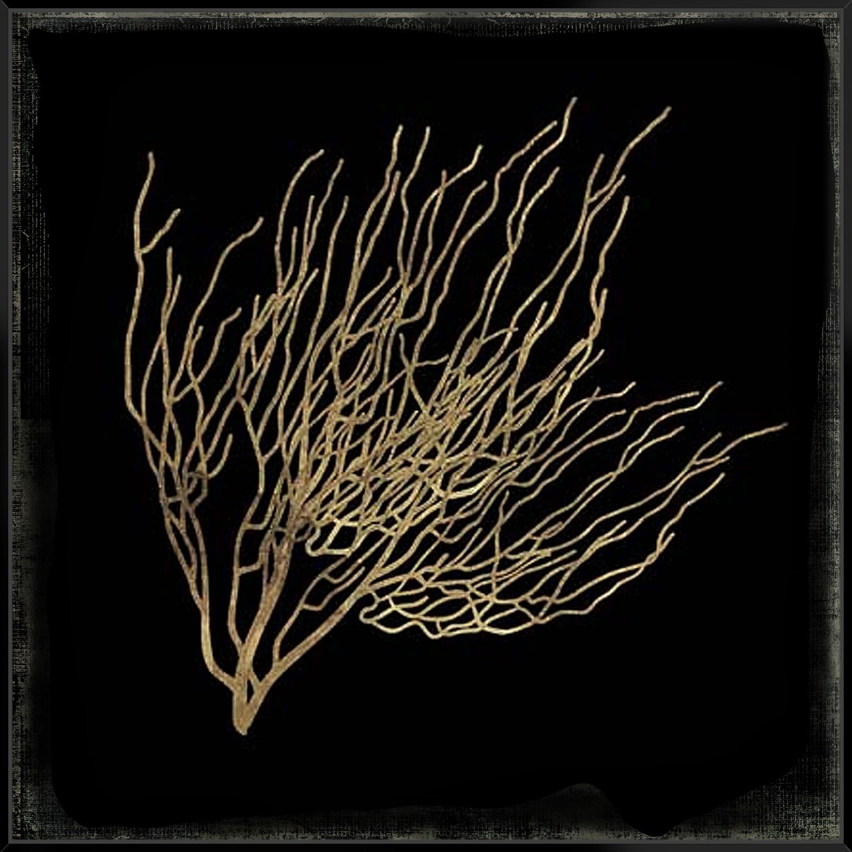 Gold Coral I - Canvas