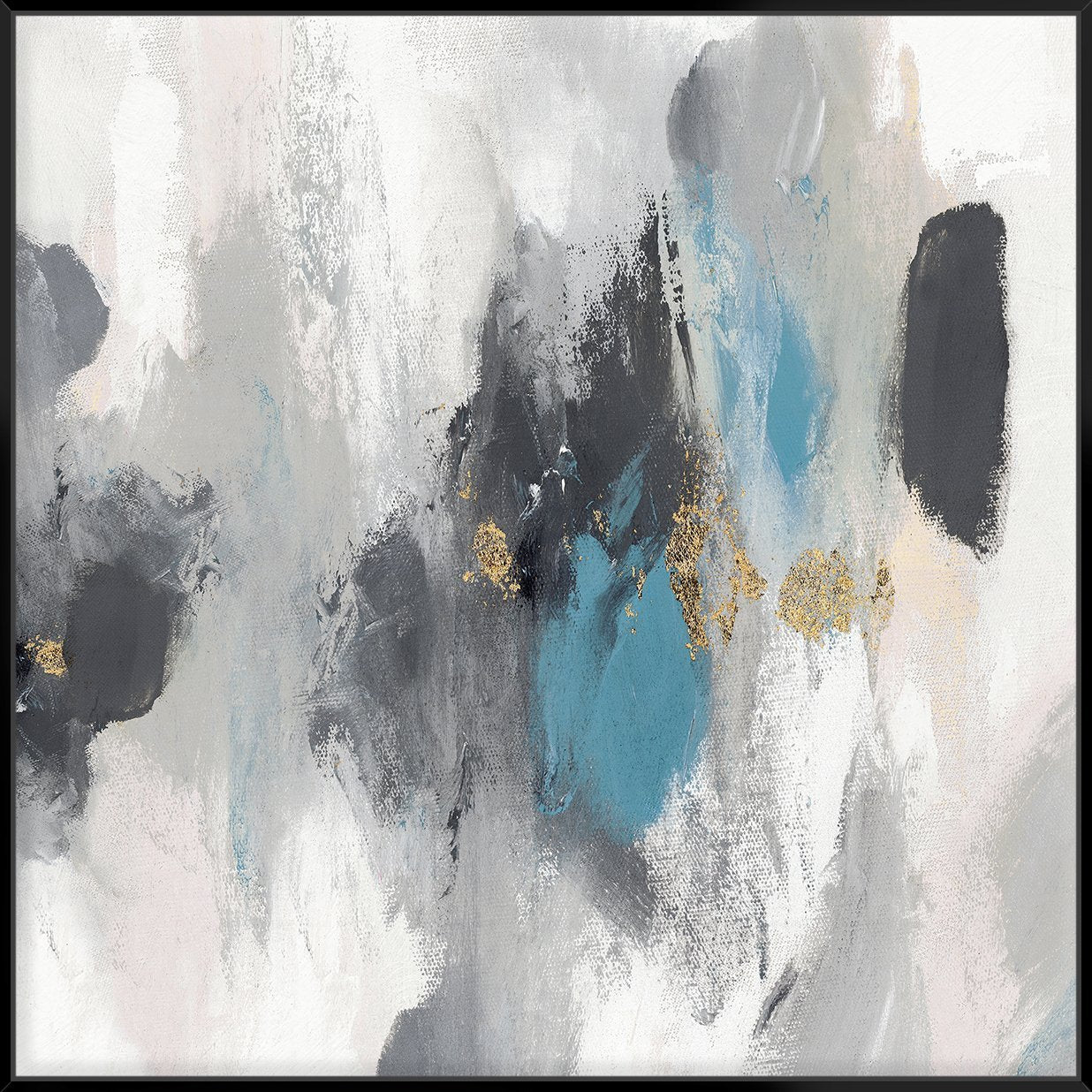 Gray Days I 103X103Cm / Black
