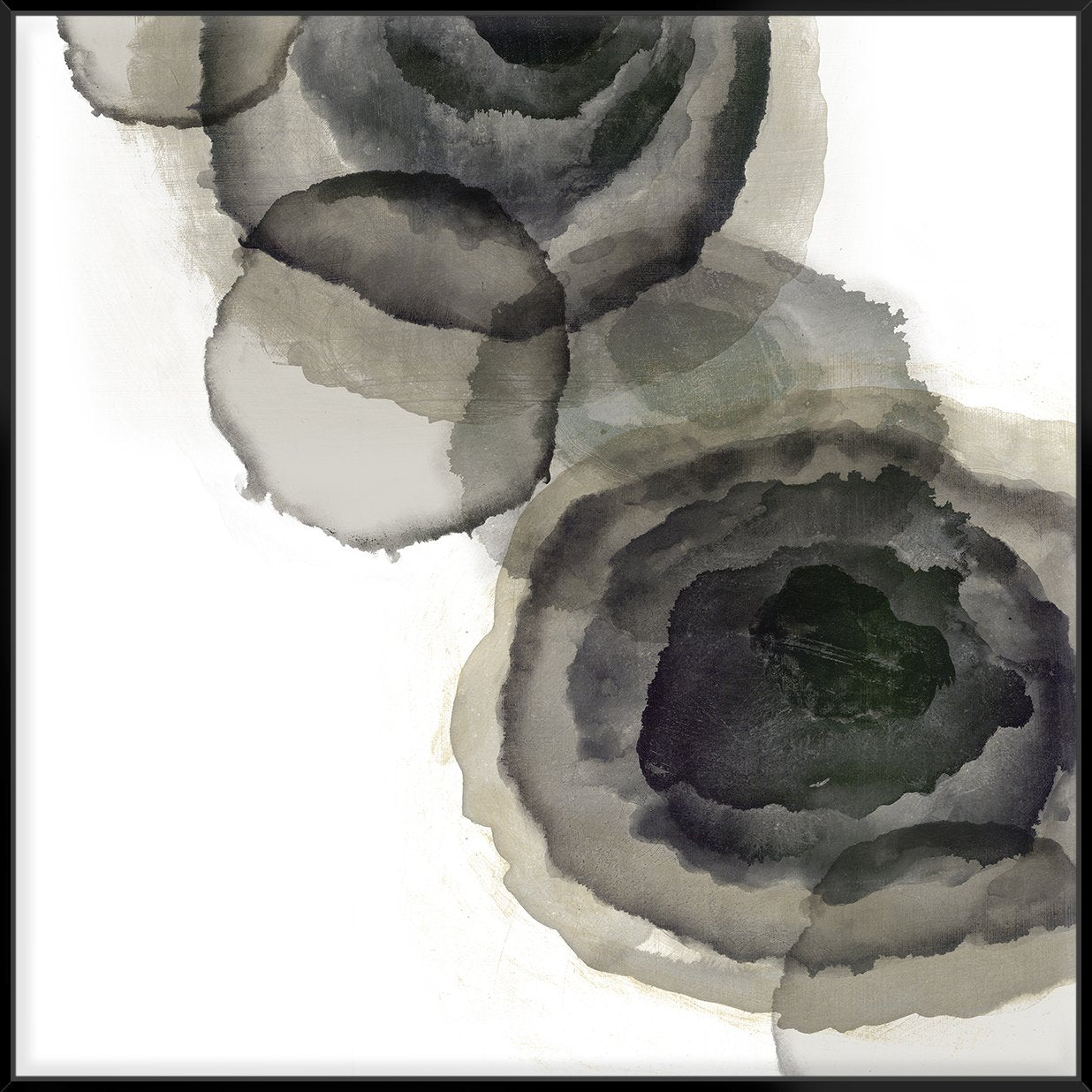 Ink Stains I 103X103Cm / Black