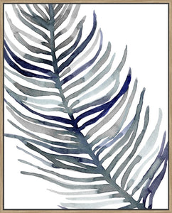 Blue Feathered Palm I - Canvas