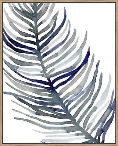 Blue Feathered Palm I - Canvas
