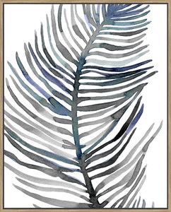 Blue Feathered Palm III - Canvas