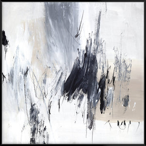 Scribble Ii 103X103Cm / Black