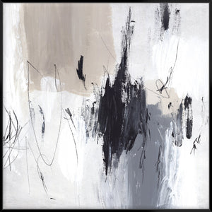 Scribble I 103X103Cm / Black