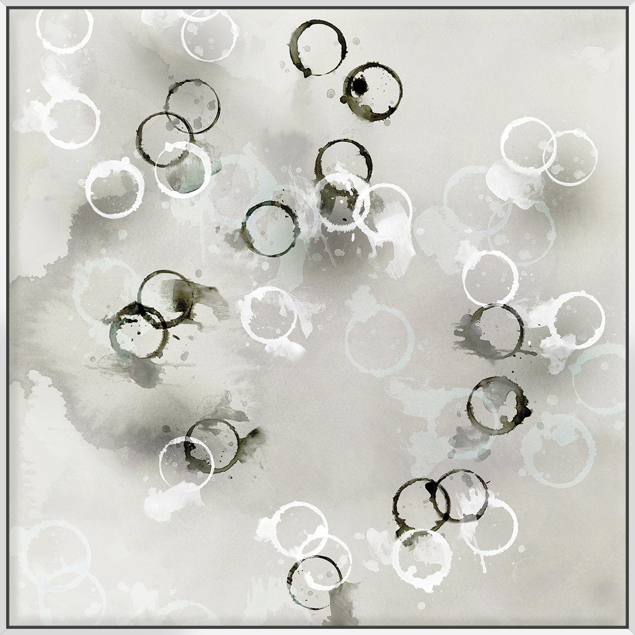 Stains I 103X103Cm / White