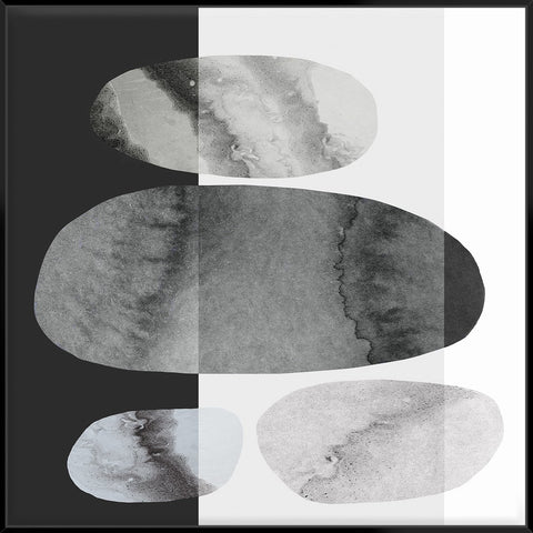 Stone Age I 103X103Cm / Black