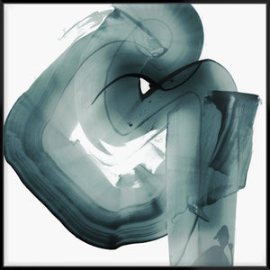 Swirl V 103X103Cm / Black