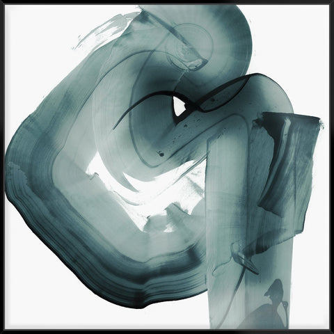 Swirl V 103X103Cm / Black