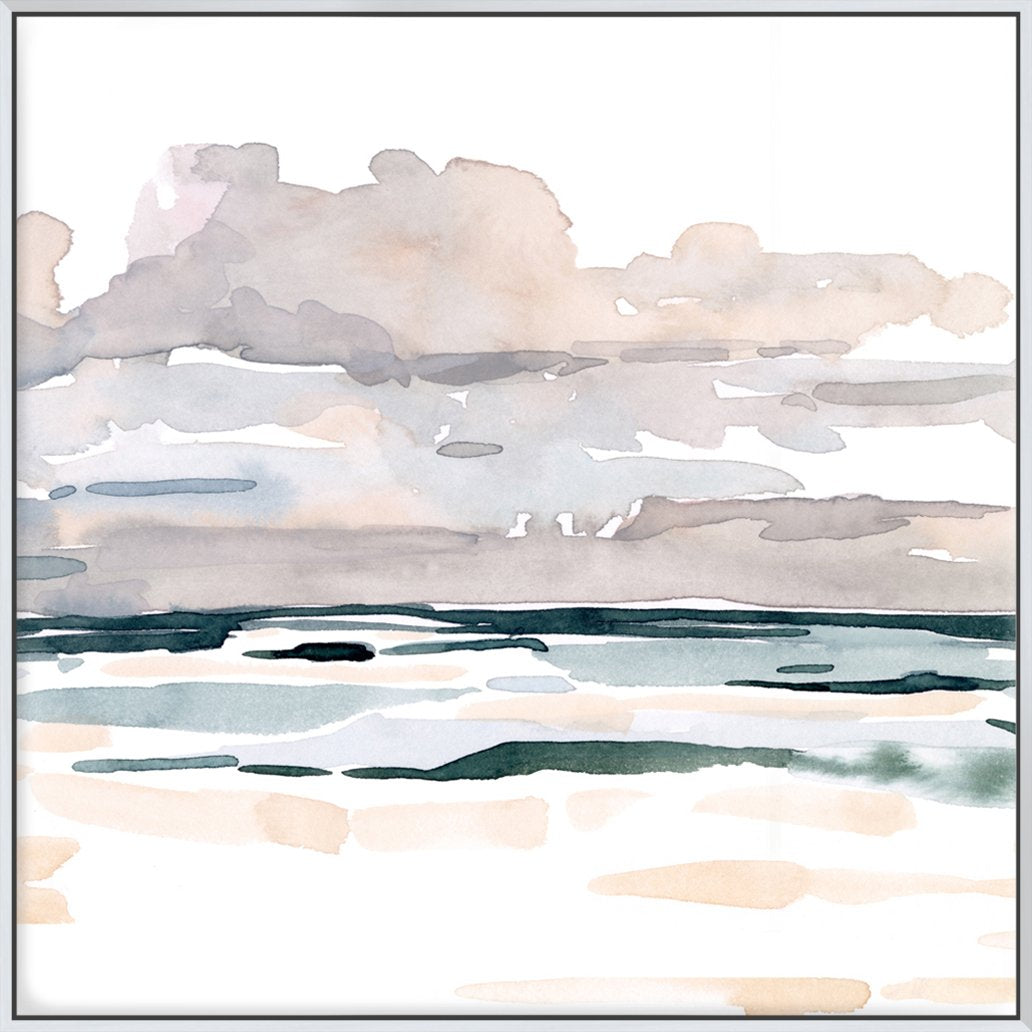 Soft Coastal Abstract I  - Canvas