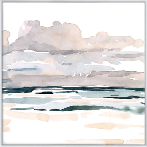 Soft Coastal Abstract I  - Canvas
