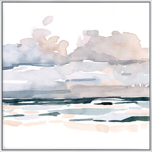 Soft Coastal Abstract II  - Canvas