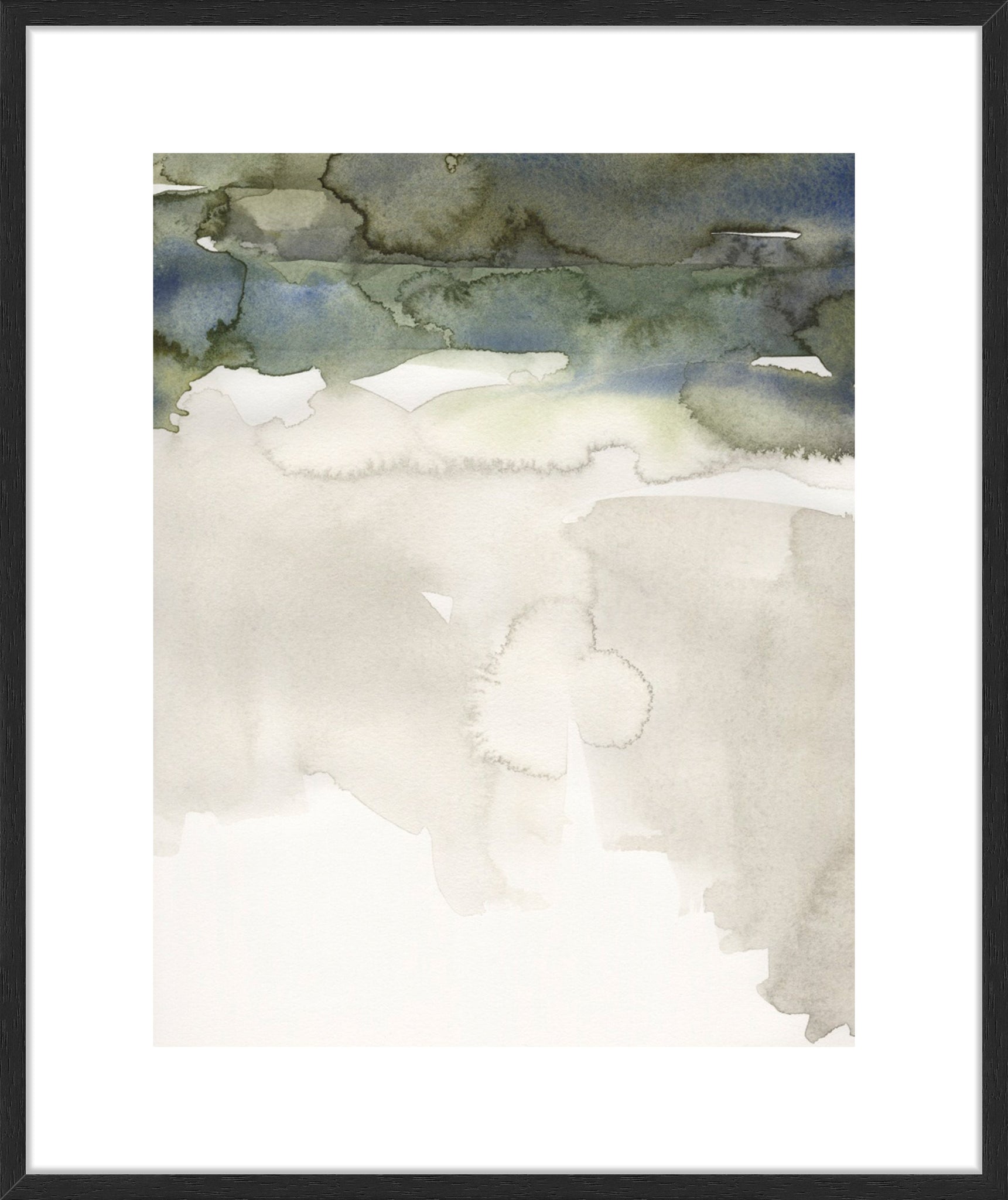 Watercolor Abstract Horizon III