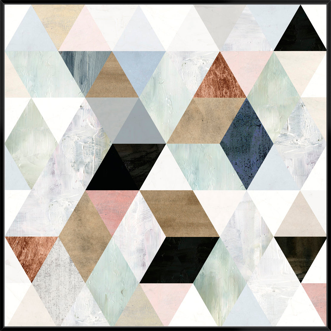 Watercolour Mosaic I - Canvas