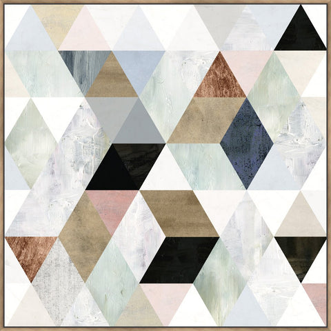 Watercolour Mosaic I - Canvas