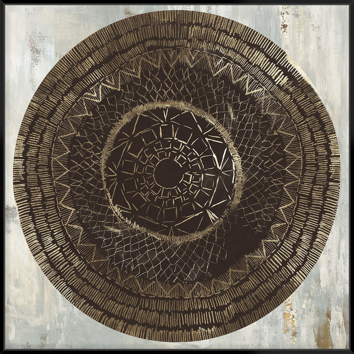 Zulu Gold Ii 103X103Cm / Black