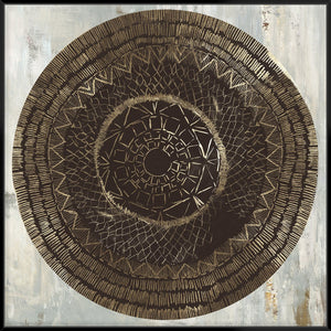 Zulu Gold Ii 103X103Cm / Black