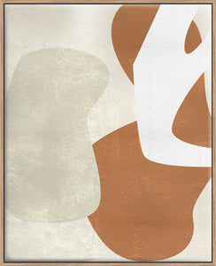 Beige Structure I - Canvas
