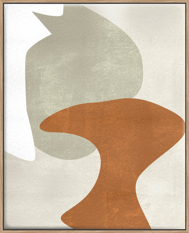 Beige Structure IV - Canvas